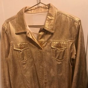 Gold Denim Jacket